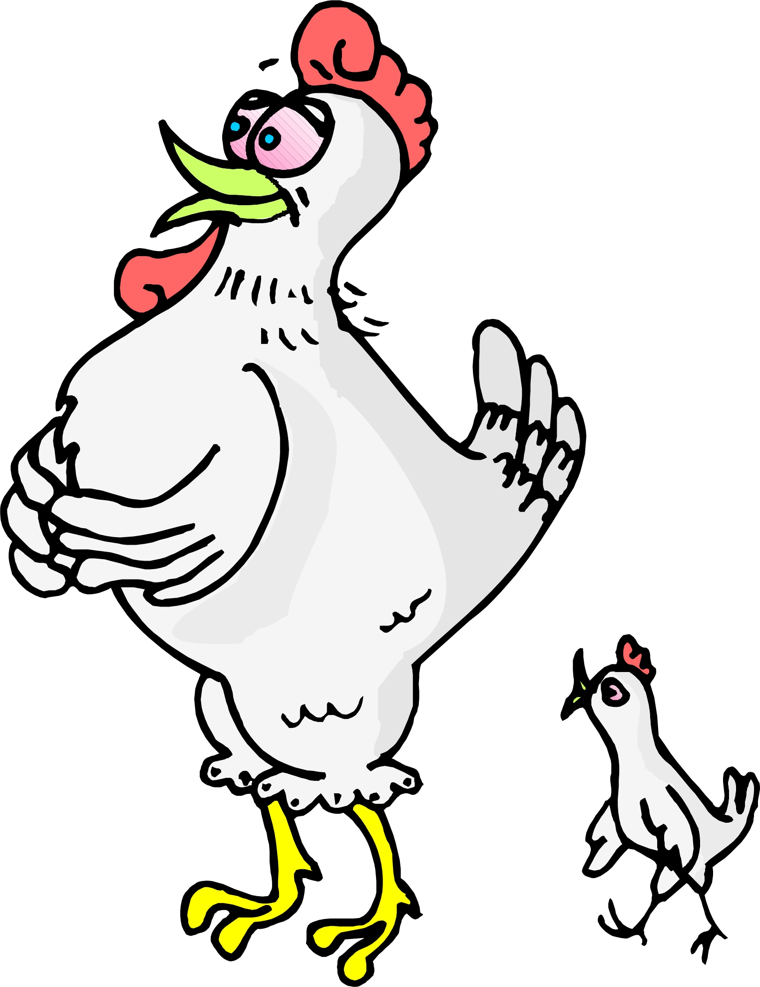 Animated Chicken Clipart