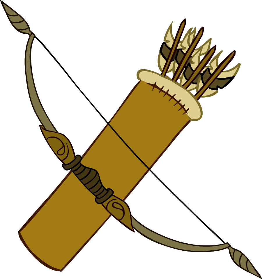 Bow and arrow clipart png