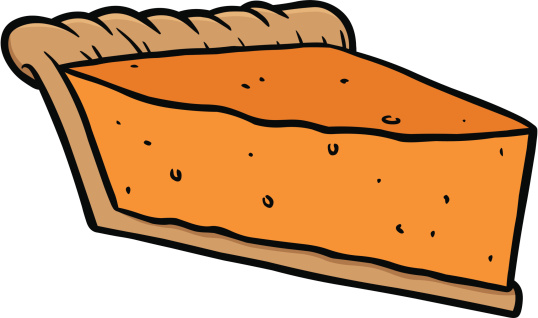 Cartoon Of A Pumpkin Pie Clip Art, Vector Images & Illustrations ...