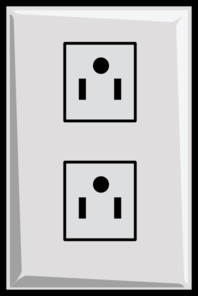 Power Outlet, Us Clip Art - vector clip art online ...
