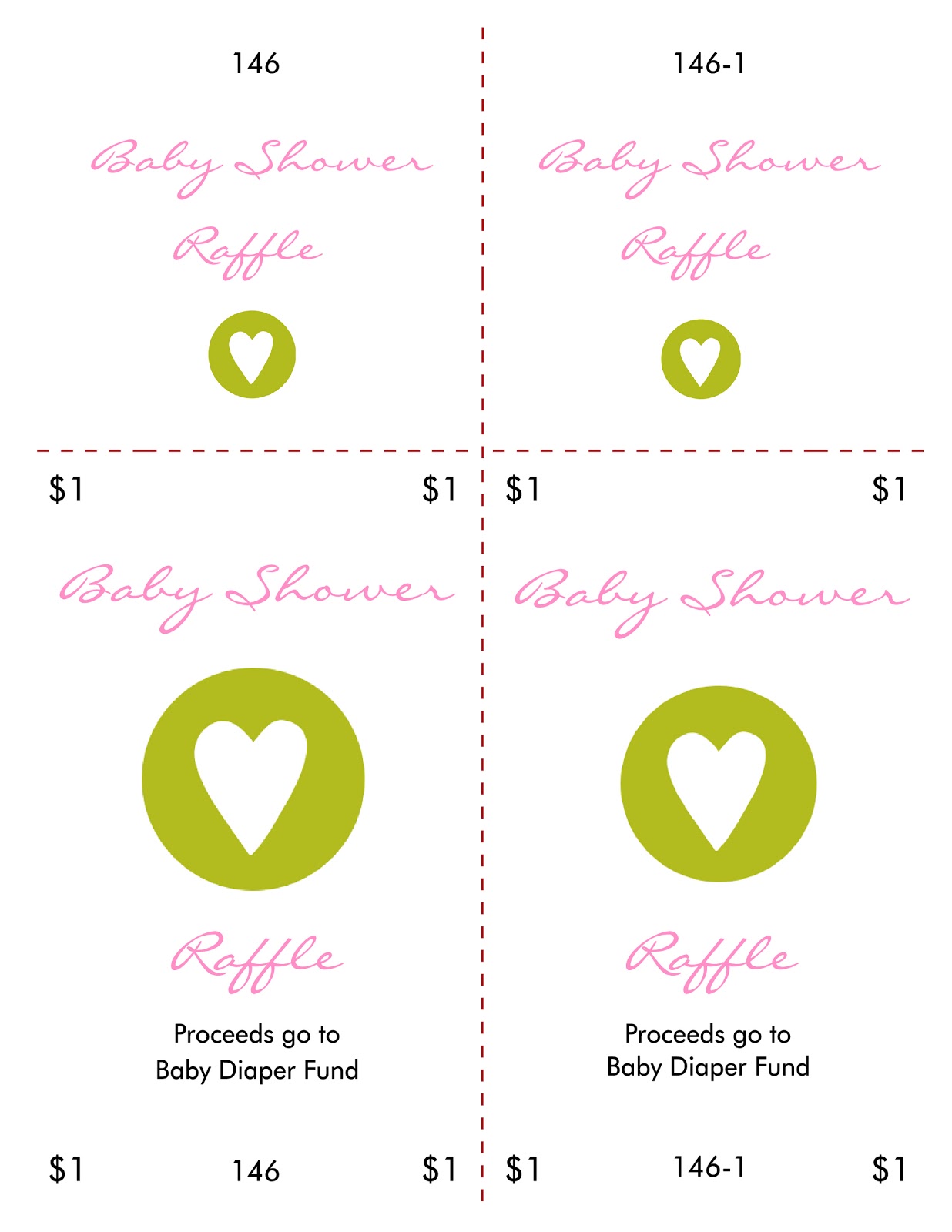 Free Printable Diaper Raffle Tickets Free diaper raffle tickets
