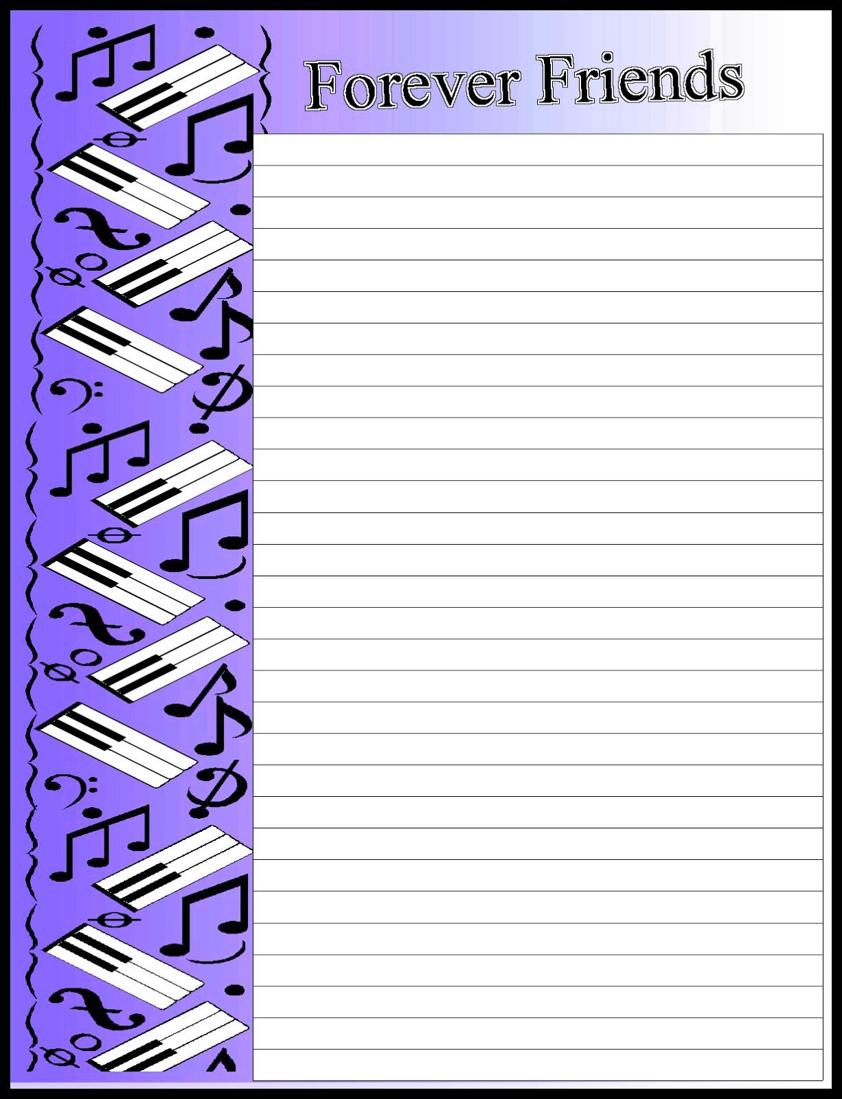 Christian Images In My Treasure Box: Friendship Stationary