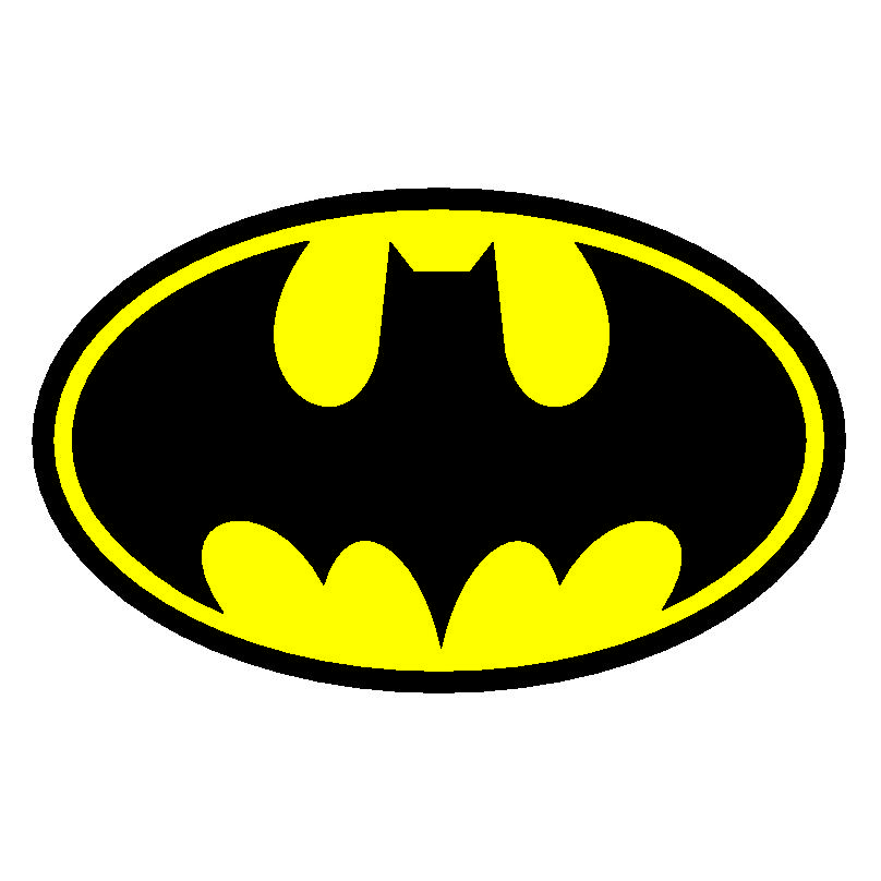 Batman Logo Outline