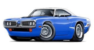 Framed Muscle Car Art on PopScreen