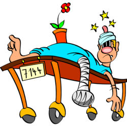 Work Accident Clipart