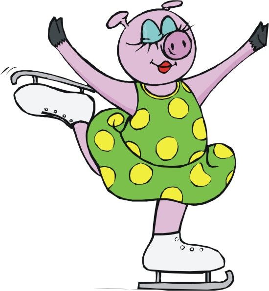 Ice, Ice skating and Cartoon