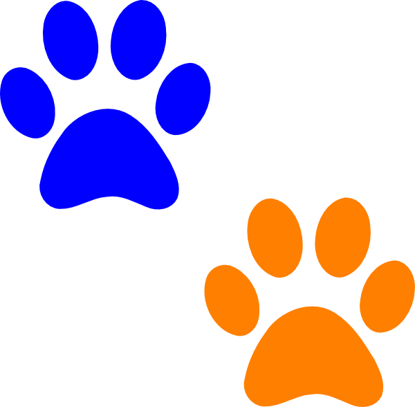 Cougar Paw Print Clip Art