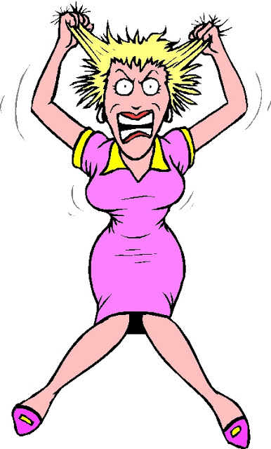 Stress is different for different people clipart
