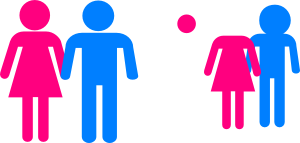 Men Women Holding Hands Clip Art - vector clip art ...