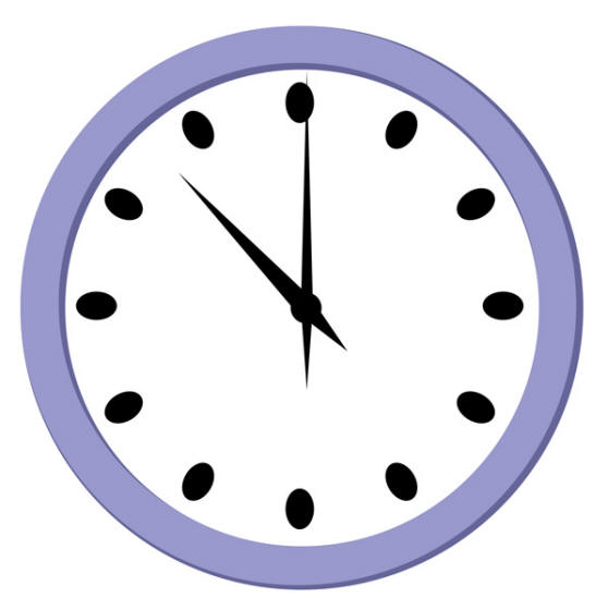 Clock Clipart Black And White - Free Clipart Images