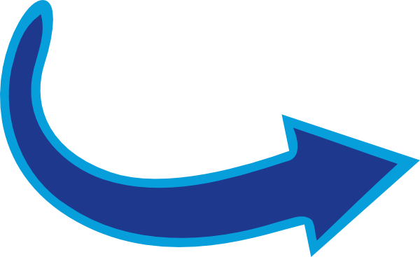 Blue Arrow Right Clip Art - vector clip art online ...