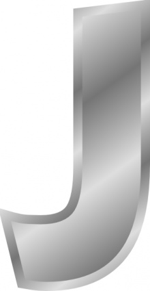 Effect Letters J Alphabet Silver clip art - Download free Other ...