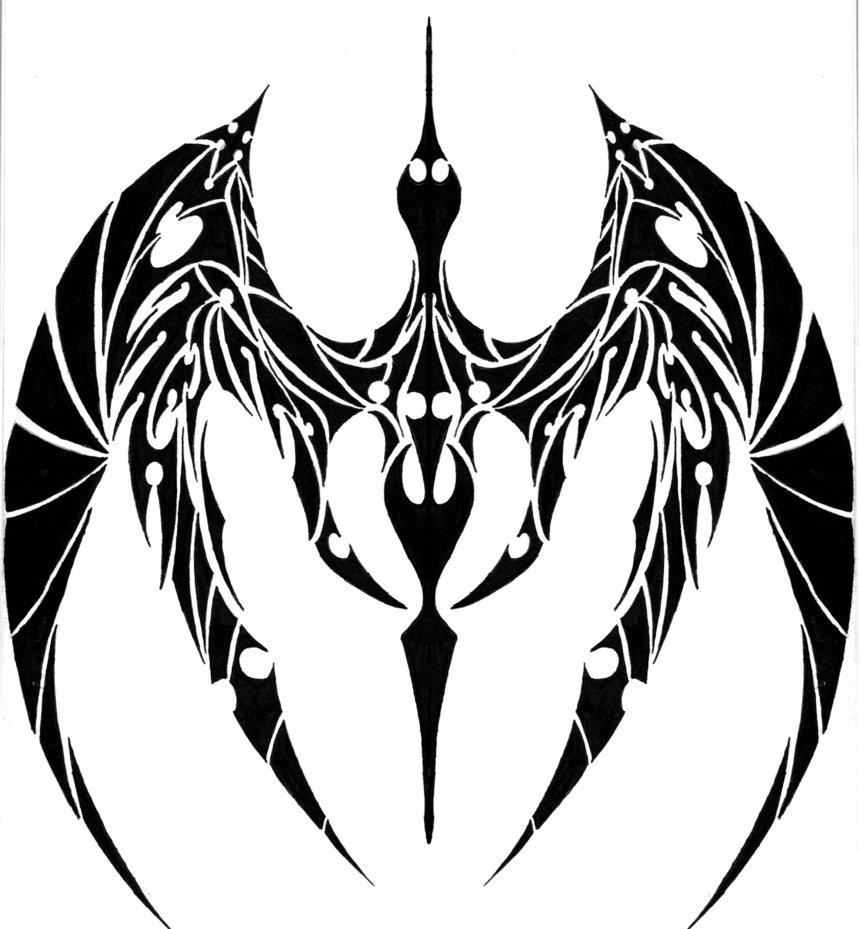dragon tribal tattoo