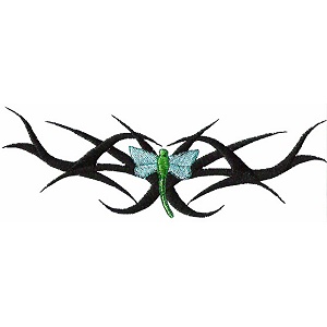 tribal02 - Tribal Dragonfly Machine Embroidery Design - $2.99 ...