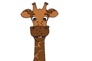 How to Draw a Cartoon Giraffe | DrawingNow