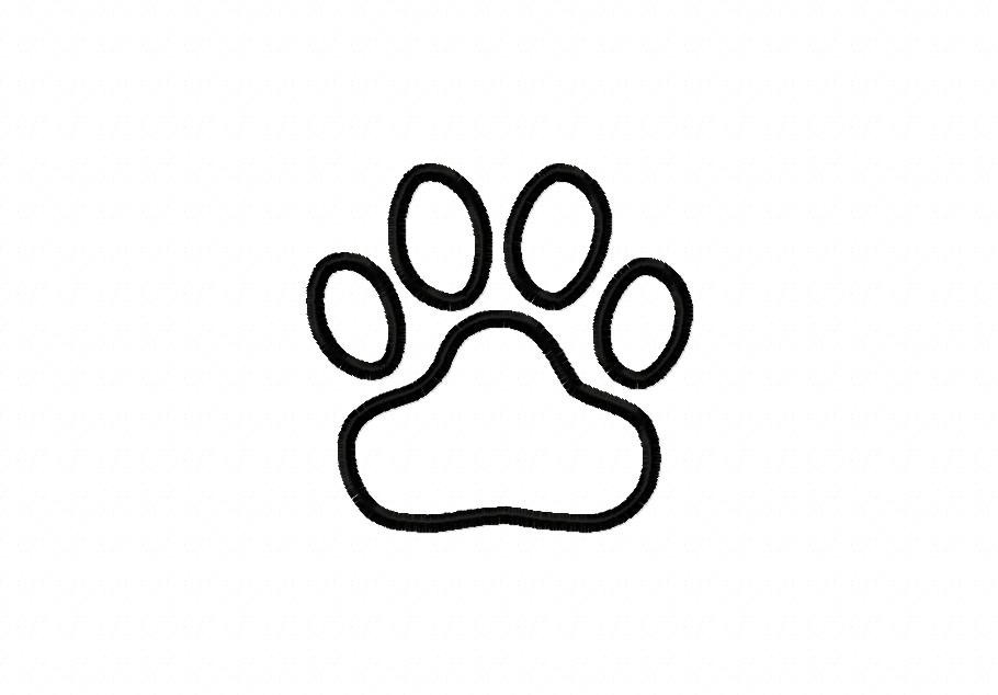 Tiger paw prints