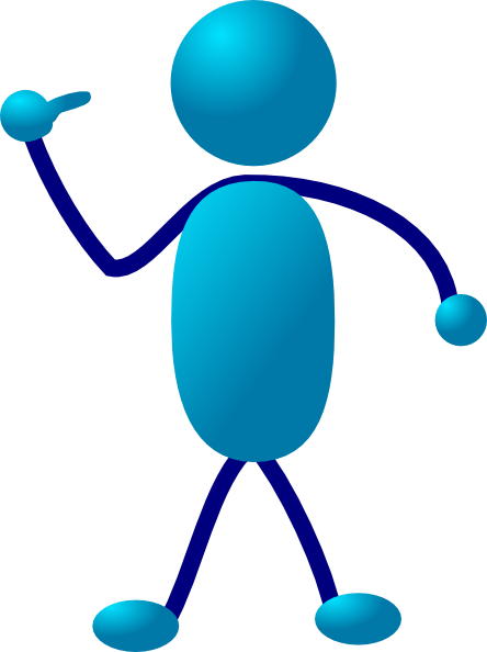 Stick Man Come Here clip art Free Vector / 4Vector