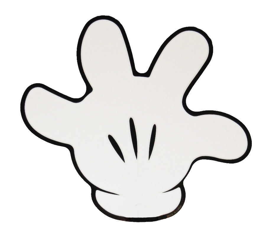 A mouse s hand... Mickey Hand Template ...