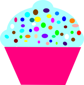 Cupcake Pink Clip Art - vector clip art online ...
