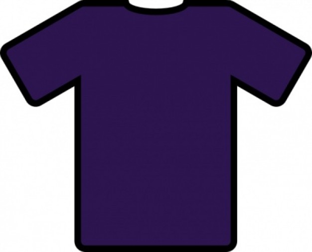 Blue T Shirt clip art | Download free Vector