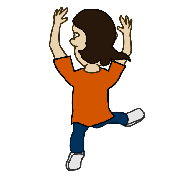 Comic dancer remix Clipart, vector clip art online, royalty free ...