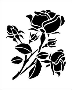 Rose Stencil