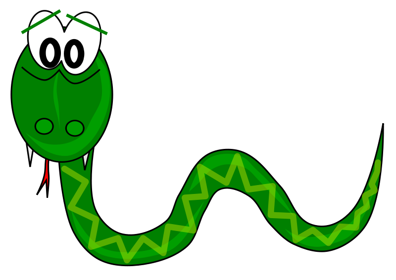 Snake cartoon clipart