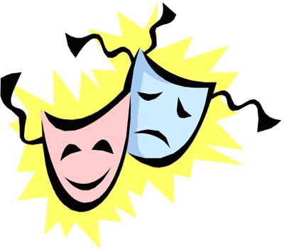 Drama Mask Clip Art - Tumundografico