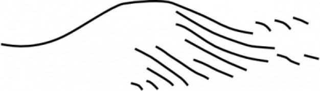 Low hill map symbol clip art - Free Clipart Images