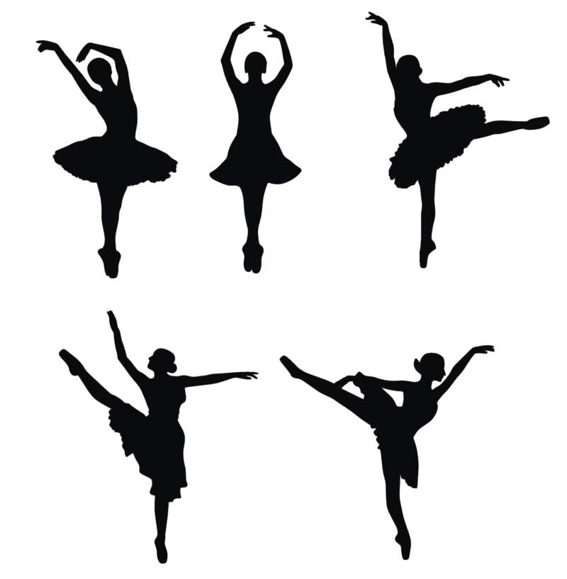 Ballerina Silhouette | Dance Silhouette, Little Ballerin…