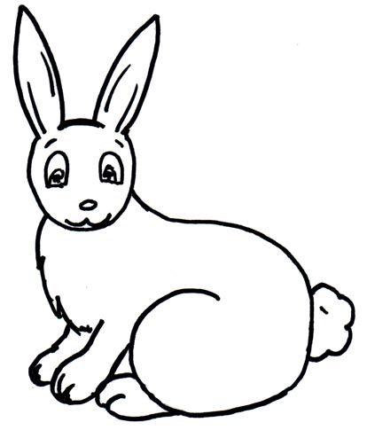 Rabbit Template - ClipArt Best