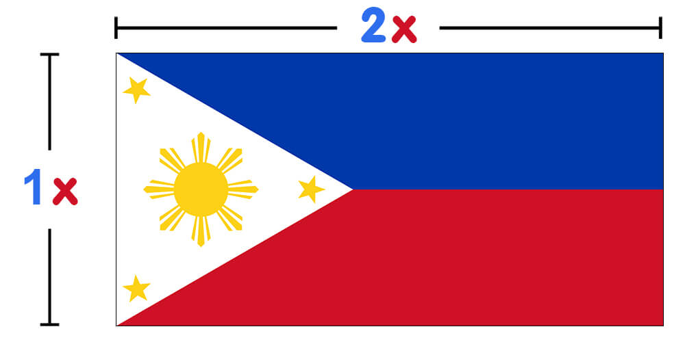 Philippines Flag - colors meaning of Philippines Flag