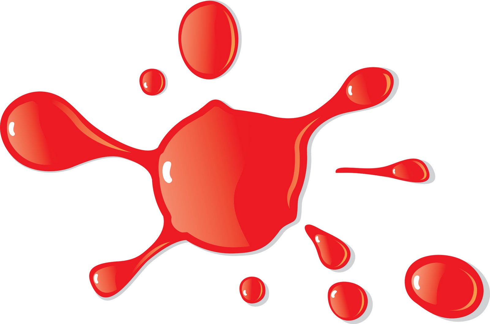 Red paint splatter clip art