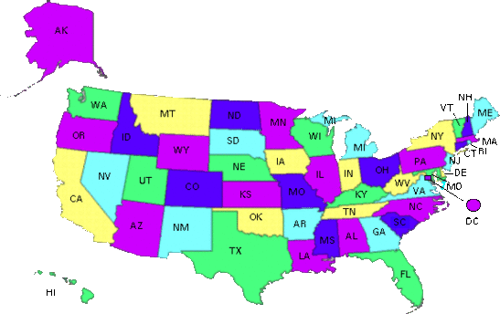 Time Zones Usa Map Printable Clipart - Free to use Clip Art Resource