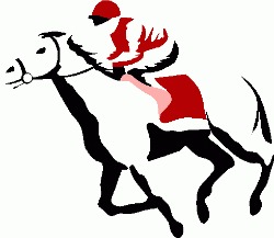 Horse Racing Clipart