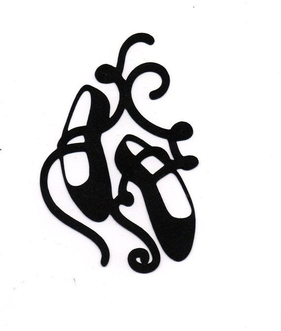 Ballet Shoes Silhouette - ClipArt Best