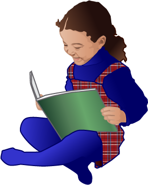 Free Clip Art Children Reading Books - Free ...