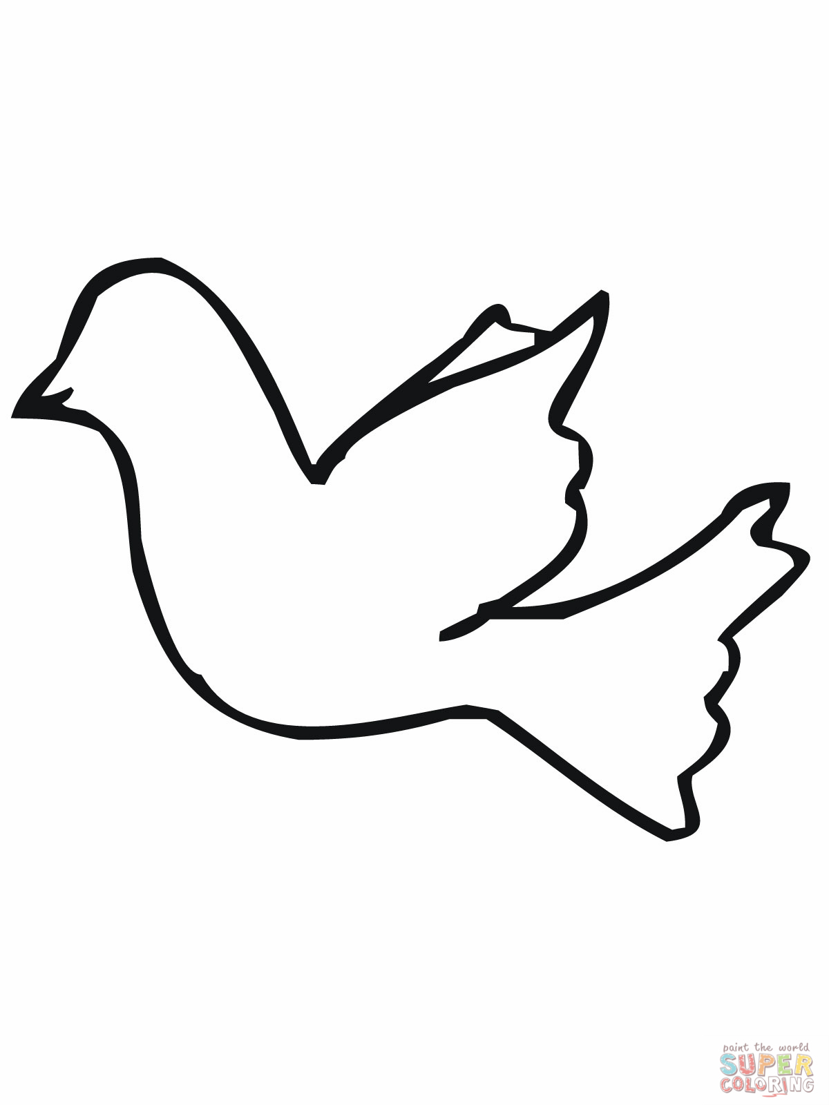 Wonderful Outline Of A Bird 31 #5132