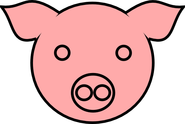 Pig head clipart png