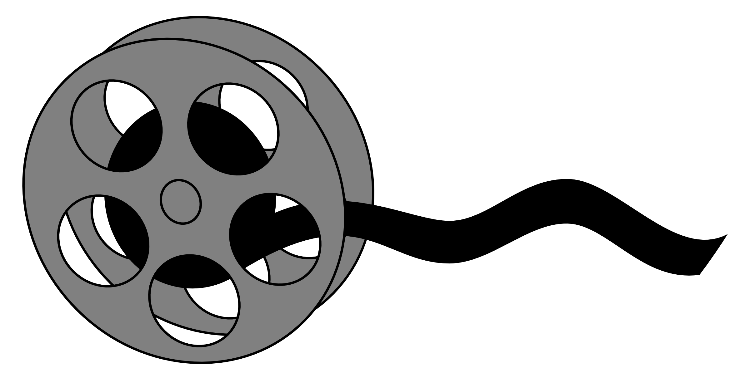 Movie Reel Vector Clipart