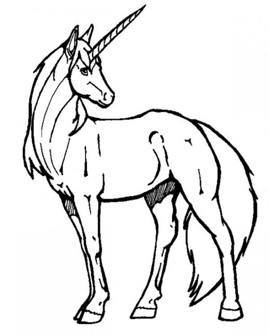 Cool Collection Realistic Unicorn Coloring Pages For Kids / All ...