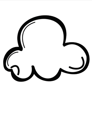 Popcorn pieces clipart black and white