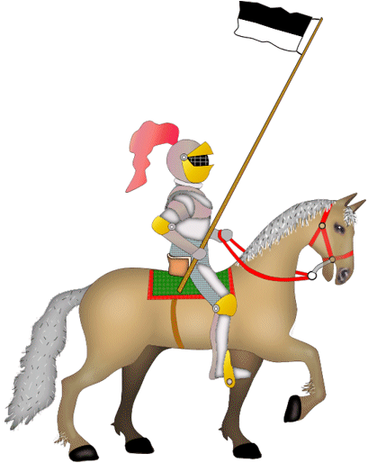 Knight on horse clip art - ClipartFox
