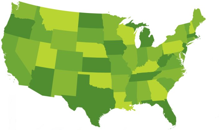 Usa Map Clip Art