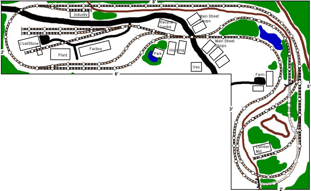 1 Model Train Track Templates N Gauge beginner ho train ...