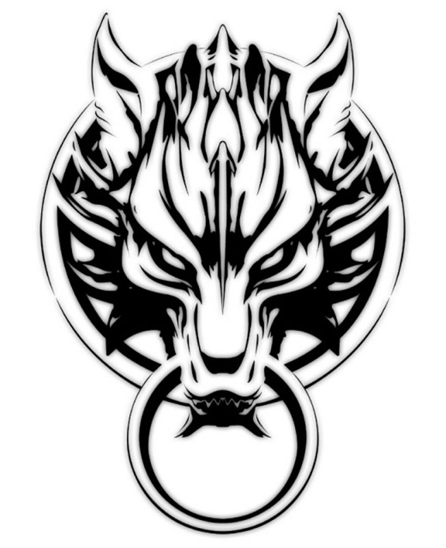 Logo Wolf Final Fantasy - ClipArt Best