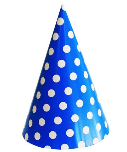 Topi Polkadot Biru tua Â»Â» Jual Perlengkapan Ulang Tahun Anak ...