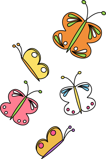 Flying Butterfly Clipart - Free Clipart Images