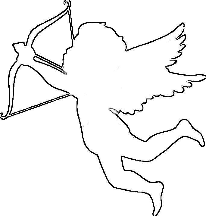 Cupid Outline - ClipArt Best