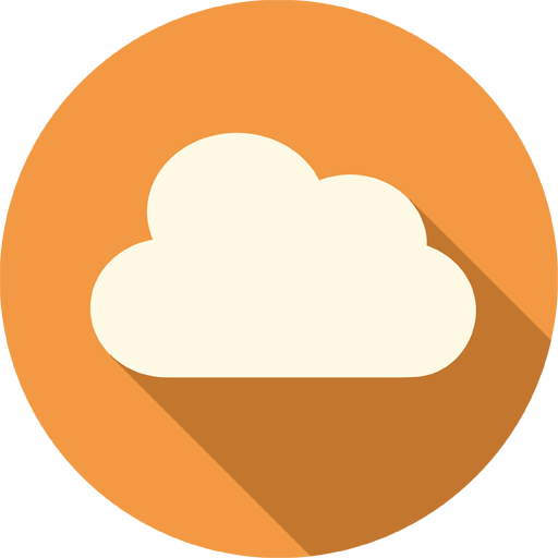 Cloud Icon | Long Shadow Media Iconset | PelFusion
